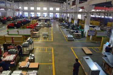 Shenzhen Daxin Intelligent Equipment Technology Co., Ltd linea di produzione in fabbrica