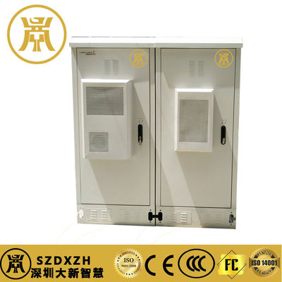 2 compartimenti cabina di alimentazione esterna IP55 batteria di riserva cabina con raffreddamento