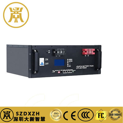 OEM 48V 100AH batteria al litio ferro rack batteria di stoccaggio dell'energia incorporata