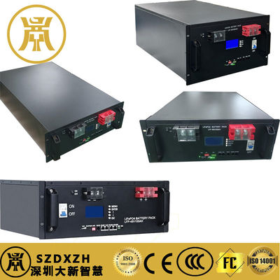 Batteria al litio rackmount personalizzata 300Ah Batteria di accumulo di energia nero